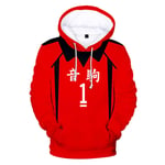 Video Game Cosplay Hoodie Movie Fans Zip Jacket Unisex HD 3D Print Colourful Anime Pullover Hooded Oversize Men's Women's Manga Hoody Teens Novelty Street Sweatshirt,Red,100