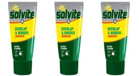 3x Solvite Overlap & Border Wallpaper Repair Vinyl Adhesive Paste Glue - 240g