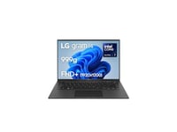 LG Gram 14Z90S-G.AD78F - PC Portable 14" 999g, écran IPS FHD+ 16:10, Plateforme Intel® Evo™ Ultra 7 155H, RAM 32Go, SSD 1To NVMe, Intel Iris XE, Thunderbolt™ 4, Windows 11 Home, Clavier AZERTY, Noir