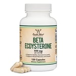 Beta Ecdysterone - 500mg Per Serving (120 Capsules, 60 Servings) Double Wood