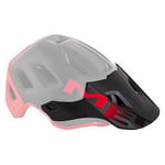 MET Visière P/Casque Roam Sport, Noir/Rouge (Multicolore), S/M