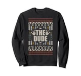 The Big Lebowski The Dude Ugly Christmas Sweater Sweatshirt