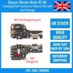 Xiaomi Redmi Note 10 4G  Charging Port Connector Board Flex with Fast Charge