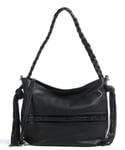 Ted Baker Sariia Branded Tassel Detail Hobo bag grained leather black