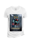 T-Shirt Homme Col V Goldorak Couleur Hero Manga Robot Dessin Anime