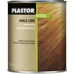 Plastor - Huile cire parquet Décoprotect 1L : assure une protection durable des bois intérieurs, protège efficacement des taches - Chêne clair