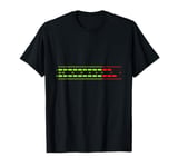 Retro VU Meter Hi-Fi Vintage Stereo Music Lover T-Shirt