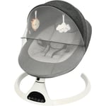 Balançoire électrique pour bébé avec musique, Transat Balancelle,Transat Bebe électrique pour utilisable de la naissance à environ 12 mois, avec