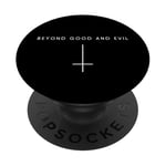 Beyond Good and Evil Croix inversée – Satan minimaliste PopSockets PopGrip Interchangeable