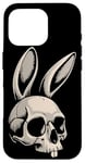 iPhone 16 Pro Bunny Skull Cross Bone Crossbones Jolly Roger Bad Rabbit Case