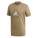 adidas Universal Embl. Men's T-Shirt, mens, T-Shirt, GE4705, Cargo, 4XL