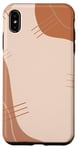 Coque pour iPhone XS Max Couleur neutre marron clair et beige