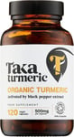 TAKA Taka Turmeric Organic Turmeric & Black Pepper Capsules 120caps-5 Pack