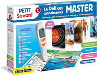 Clementoni - Le Défi des Connaissances Master - Jeu Intéractif - Plus de 1000 Quiz avec Thèmes Educatifs - Stylo Electronique Parlant - Pour Enfants de 7 à 12 Ans