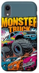 iPhone XR Monster Truck Crushing Cars Art for Monster Truck Lovers Case