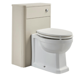 Country Living Wicklow 600 Toilet Unit Taupe Grey - No Toilet inc