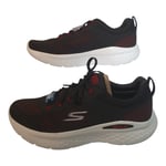 Skechers Men's GO RUN Lite Trainers in Black/White/Red UK Size 7.5 EUR 42