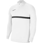 NIKE Men's M Nk Dry Acd21 Dril Top Sweatshirt, White/Black/Black/Black, XXL UK