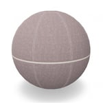 Ergonomisk balansboll Office Ballz - Götessons, Storlek Ø - 55 cm, Tygfärg och Blixtlåsfärg Slope 252 Orchid32 - Offwhite