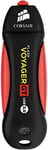 Flash Voyager GT, 1To Clé USB 3.0 (Hautes Performances avec l¿USB 3.0 comme l¿USB 2.0, Enveloppe en Caoutchouc Durable, Étanche, Résistante aux Chocs) - Noir/Rouge.[G457]