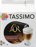 Tassimo L'OR Latte Macchiato Coffee Pods 16 pods, 8 servings