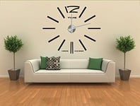GMMH Horloge Murale Moderne Design Sticker Mural décoration Montres Miroir Cadeau Max3