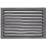 Koem - Grille en fonte 20x30 cm pour ventilation pour poeles chemine'es barbecue socle support bois