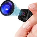 Mini Spy Camera 1080P Hidden Camera Portable Small HD Nanny Cam with Night Visio