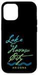 Coque pour iPhone 12/12 Pro Design typographique Lake Havasu City Arizona