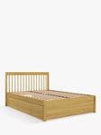 John Lewis Spindle Storage Bed Frame, King Size, Oak