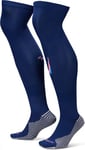 Nike Atlético Madrid 2024/25 Strike Third Soccer Chaussettes hautes au genou, bleu void/rose brillant, FQ3559-492, XS