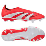 adidas Predator League Laceless Fg/ag Pure Victory - Lucid Red/vit/svart, storlek 36