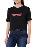 Tommy Hilfiger CN SS Tee UM0UM02348 T-Shirts Manches Courtes, Noir (Black), S Homme