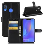 huawei Huawei Nova 3I Pu Wallet Case [Black]