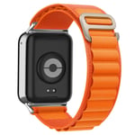 Nylon Loop-rem för Xiaomi Redmi Watch 4 Justerbart Elastiskt Armband Klockarmband För iWatch Mi Band 8 Pro Bandtillbehör Orange orang