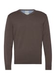 Tom Tailor Basic V-Neck Knit Brun