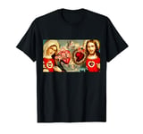 Immaculate Heart of Mary and Sacred Heart of Jesus T-Shirt