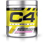 C4 Original Beta Alanine Sports Nutrition Bulk Pre Workout Powder for Men & Women | Best Pre-Workout Energy Drink Supplements | Creatine Monohydrate | Pink Lemonade | 60 Servings