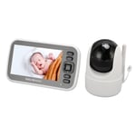 5in Infant Monitor 720P HD Night Temperature Monitoring Two Way Talk