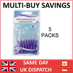 TePe Interdental Brushes 1.1mm PURPLE 5 PACKETS !