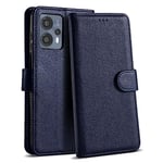 Case Collection pour Coque Motorola Moto G13 / G23 / G53 5G - Etui en Cuir avec Fentes Cartes [Blocage RFID] Antichoc [Béquille] Housse Protection pour Coque Motorola G13