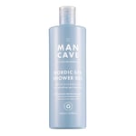 ManCave Nordic Spa Shower Gel Men, 500 ml, Vegan Mens Shower Gel with Natural Ingredients - Calming Lavender, Earthy Sage & Warm Cedar - Cruelty-Free Body Wash, Eco-Conscious & Recycled Packaging