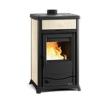 Le Nordique Termorossella Plus Evo Dsa 4.0 Chauffage Poêle Bois Art Crème 11.1KW