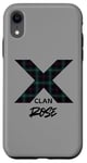 Coque pour iPhone XR Rose Clan Scottish Name Blason Tartan