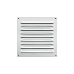 Anjos Ventilation - grille à auvent en aluminium laqué blanc l x h 250/250 - anjos