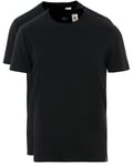 Levi's 2-Pack Crew Neck T-Shirt Black