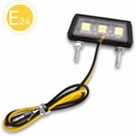 Clairage de plaque minéralogique led universel pour moto 12 v Mini micro éclairage de plaque d'immatriculation éclairage de moto