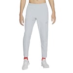 Nike M NK Run Stripe Woven Pant, Pantalon de Compression Homme, lt Smoke Grey/Smoke Grey/(Reflective Silv), M