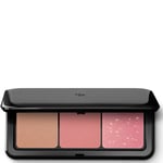 KIKO Milano Multi Finish Trio Blush & Bronzer Palette 7g (Various Shades) - 02 Mauve