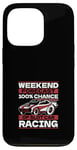 Coque pour iPhone 13 Pro 100 % de chances de participer à une course de voitures à sous, voiture télécommandée, mini-voiture